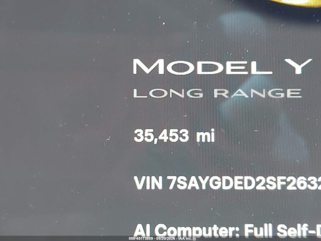 Tesla Model Y Long Range Dual Motor Rear-wheel Drive