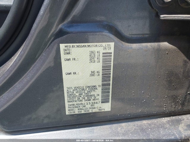 Nissan Altima Sl Fwd