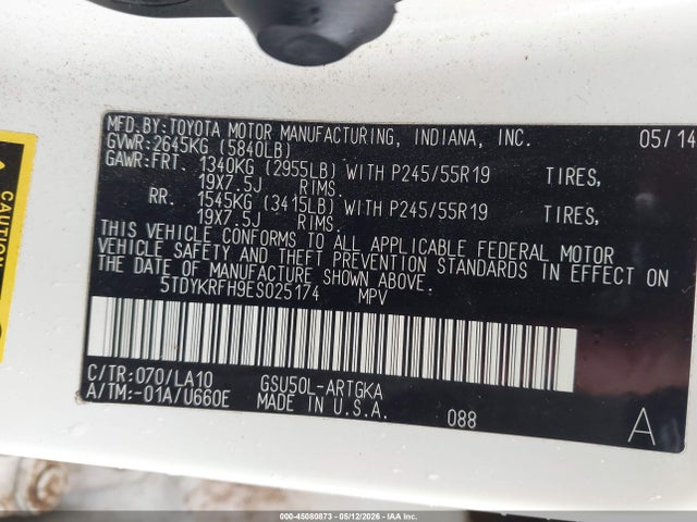 Toyota Highlander Limited V6