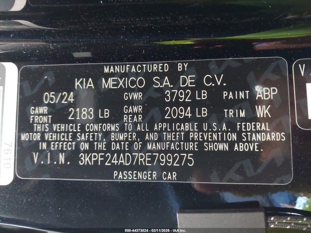 Kia Forte Lxs
