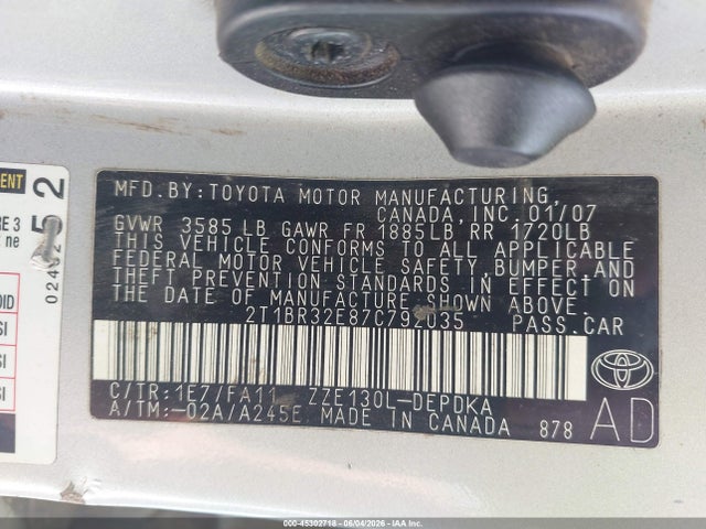 Toyota Corolla Ce