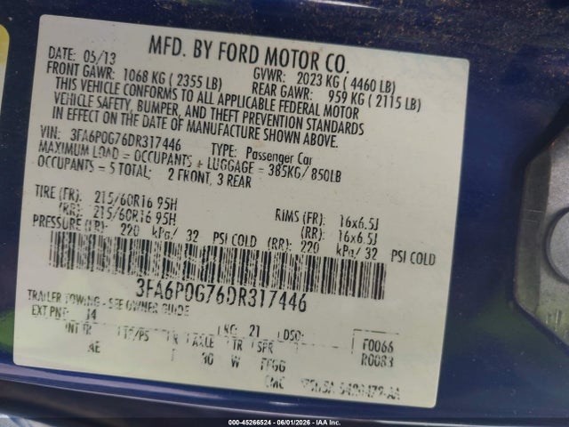 Ford Fusion S