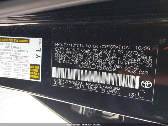 Toyota Prius Xle