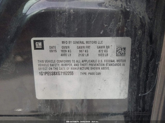Chevrolet Cruze 1lt Auto
