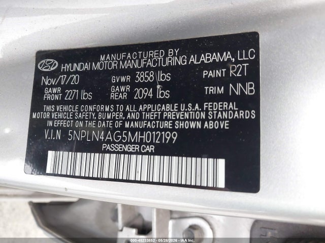 Hyundai ELANTRA Sel