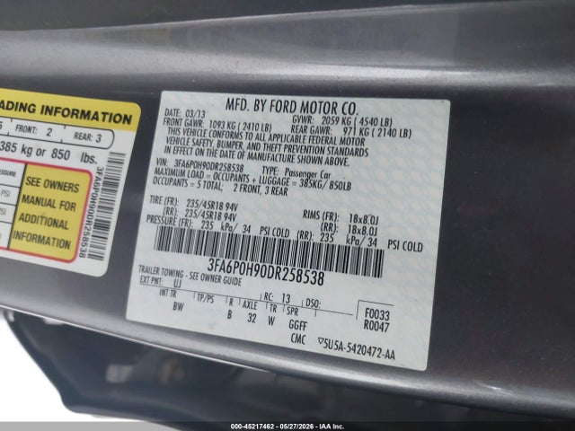 Ford Fusion Se