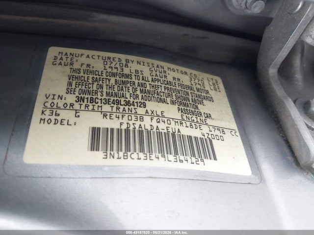 Nissan Versa 1.8s