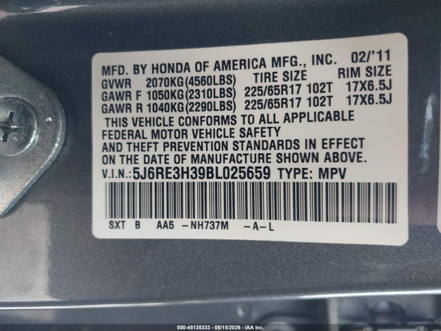 Honda CR-V Lx