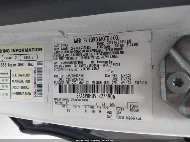 Ford Fusion Se