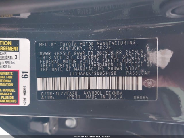 Toyota Camry Le