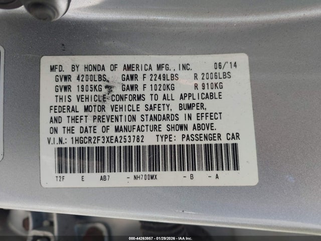 Honda Accord Lx