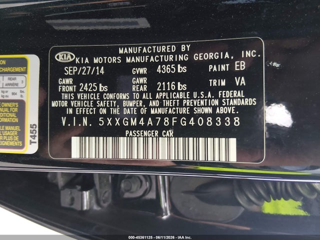 Kia Optima Lx