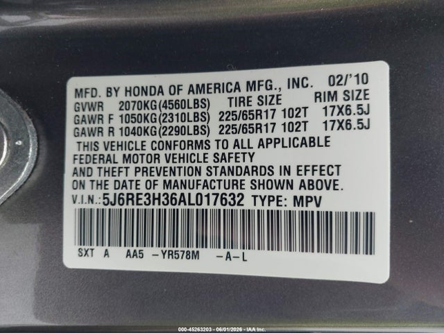 Honda CR-V Lx