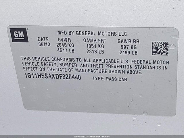 Chevrolet Malibu 1lz