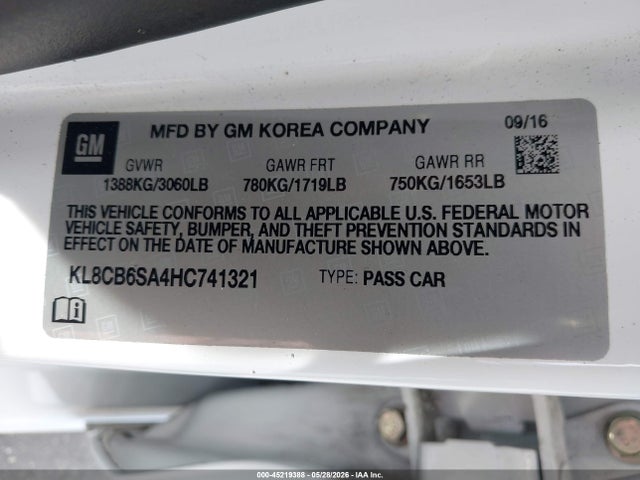 Chevrolet Spark Ls Cvt