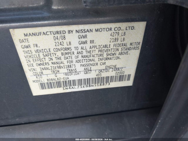 Nissan Altima 2.5 S