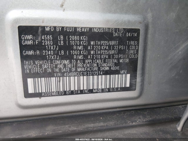 Subaru Outback 2.5i Limited