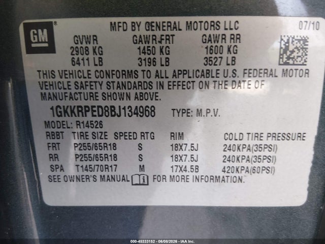GMC Acadia Sle