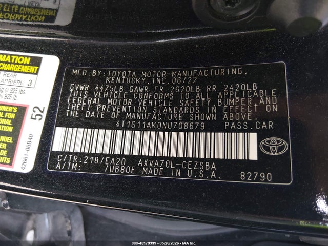 Toyota Camry Se