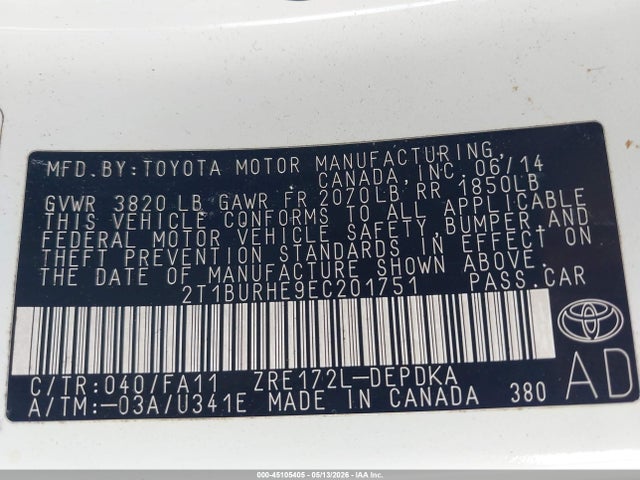 Toyota Corolla L