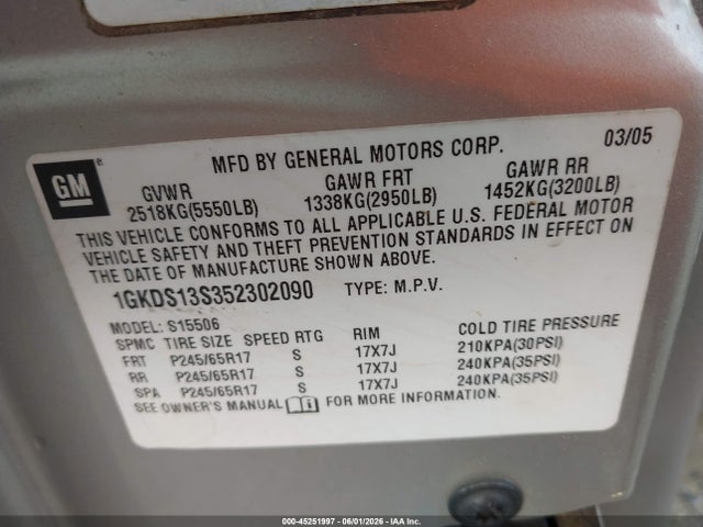 GMC Envoy Sle