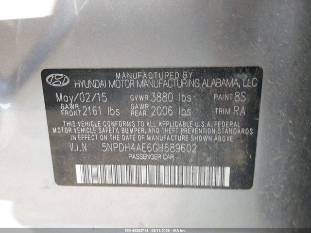 Hyundai ELANTRA Se