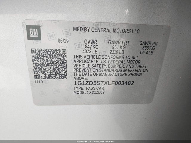 Chevrolet Malibu Fwd Lt