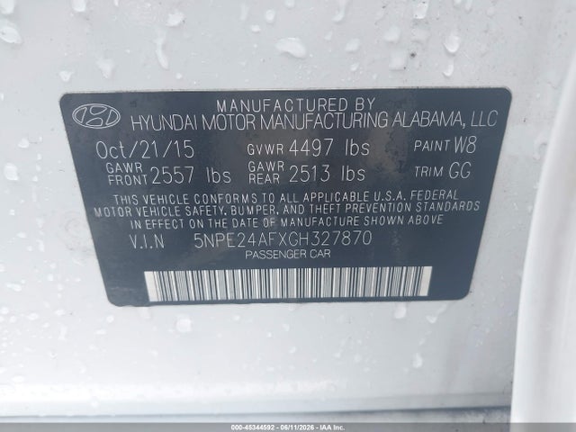 Hyundai SONATA Se