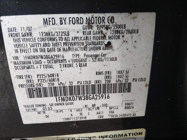 Ford Taurus X Eddie Bauer