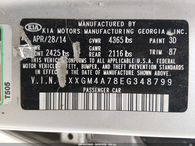 Kia Optima Lx