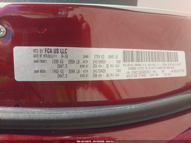 Chrysler Pacifica Limited