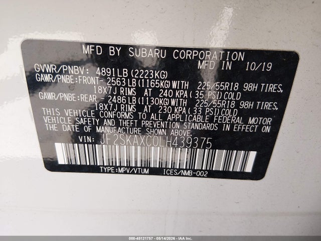 Subaru Forester Touring