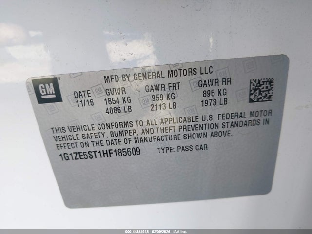 Chevrolet Malibu 1lt
