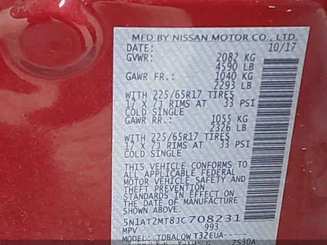 Nissan Rogue Sv