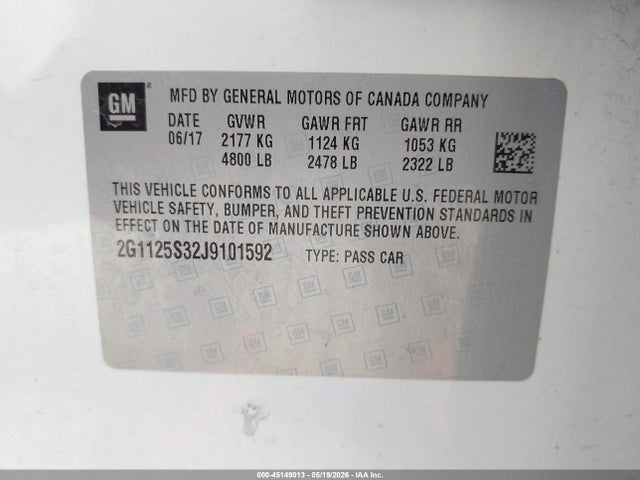 Chevrolet Impala 2lz