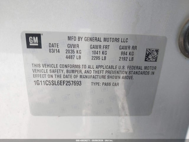 Chevrolet Malibu 1lt