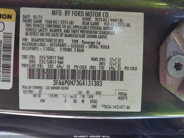 Ford Fusion Se