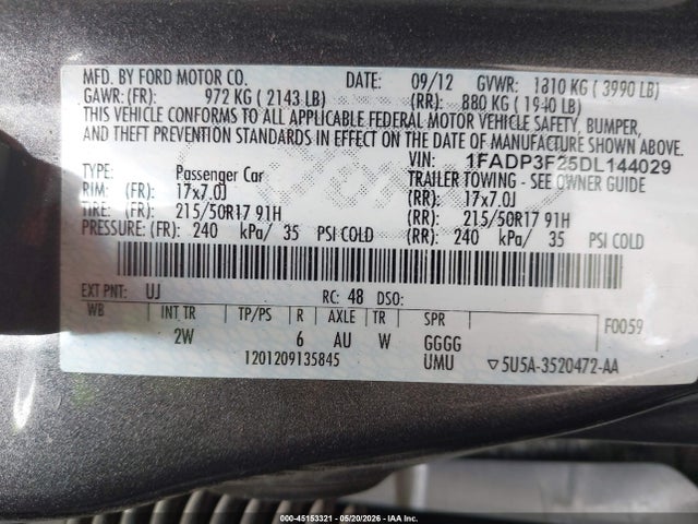 Ford Focus Se