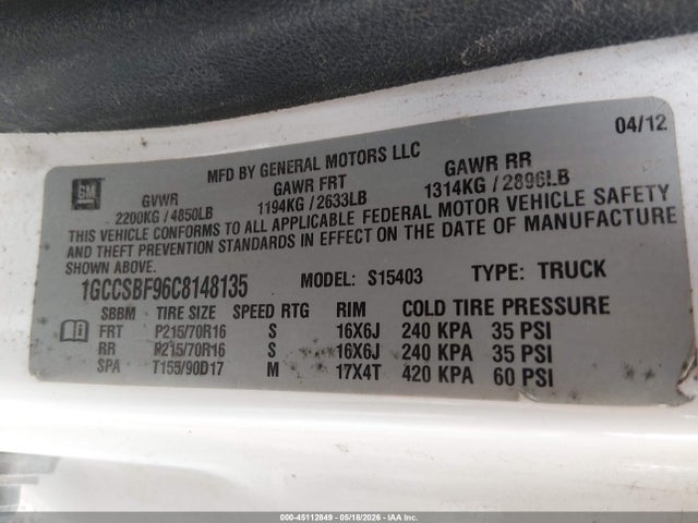 Chevrolet Colorado Work Truck