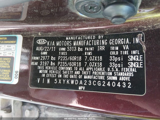Kia Sorento Sx V6