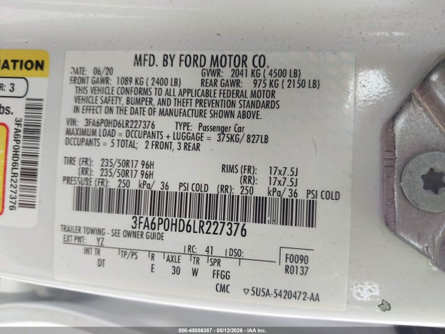 Ford Fusion Se