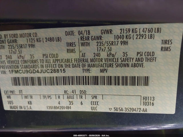 Ford Escape Se