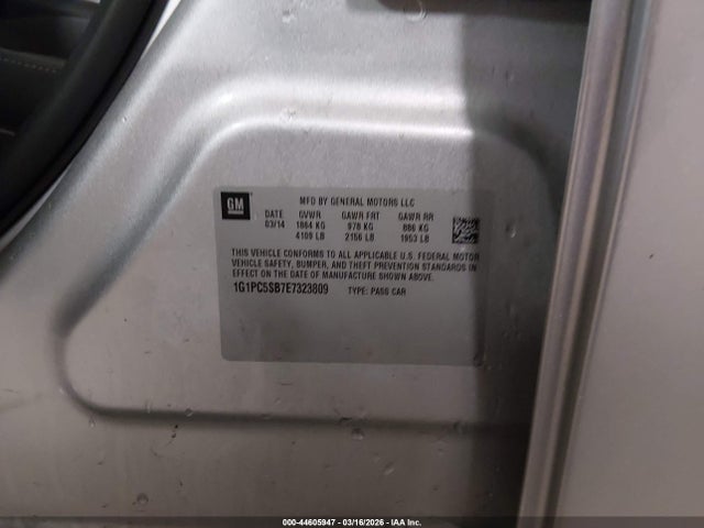 Chevrolet Cruze 1lt Auto