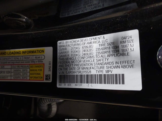 Honda CR-V Ex-l Awd