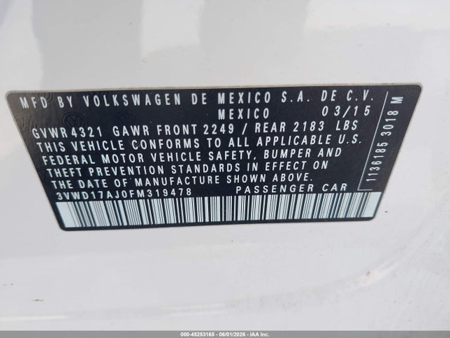 Volkswagen Jetta 1.8t Se