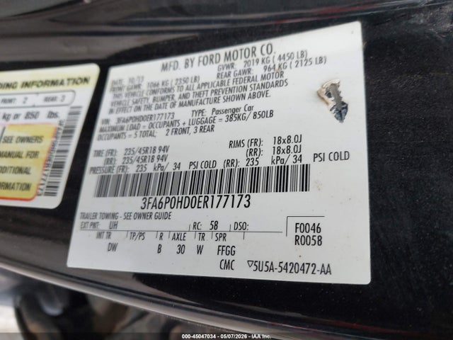 Ford Fusion Se