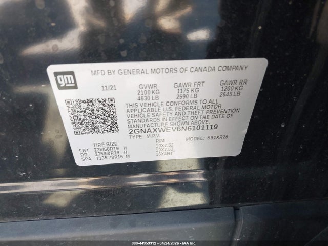 Chevrolet Equinox Awd Rs