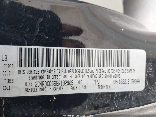 Dodge Grand Caravan Sxt
