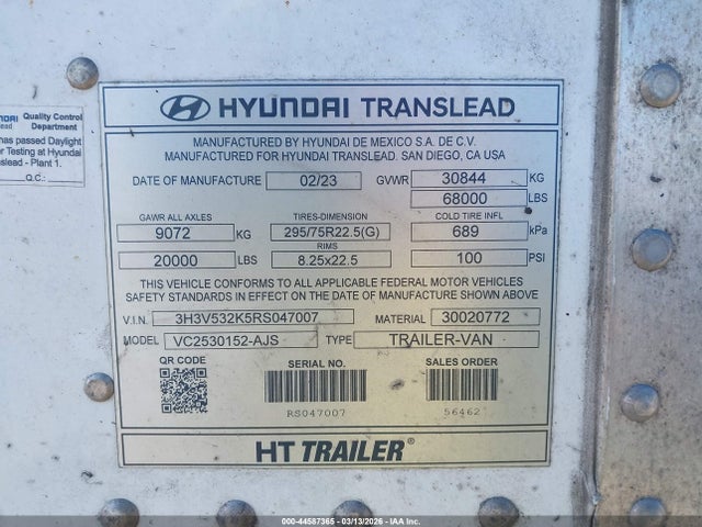 Hyundai Translead Inc Other