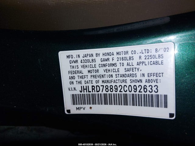 Honda CR-V Ex